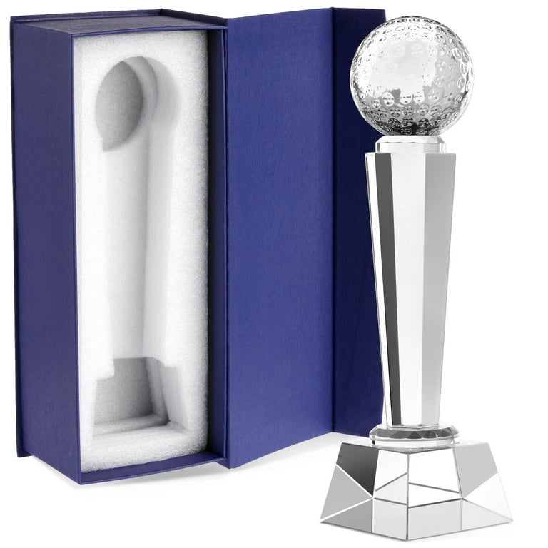 Set Of 4 CRYSTAL Golf Trophies Cup Tournament Trophy With -  Portugal