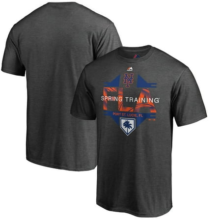 New York Mets Majestic 2019 Spring Training Grapefruit League Winner T-Shirt - Heather
