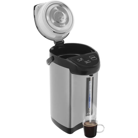 Miumaeov Electric Water Boiler and Warmer 4L/5.23 Qt Stainless Steel Digital Instant Hot Water Dispenser for Coffee Tea