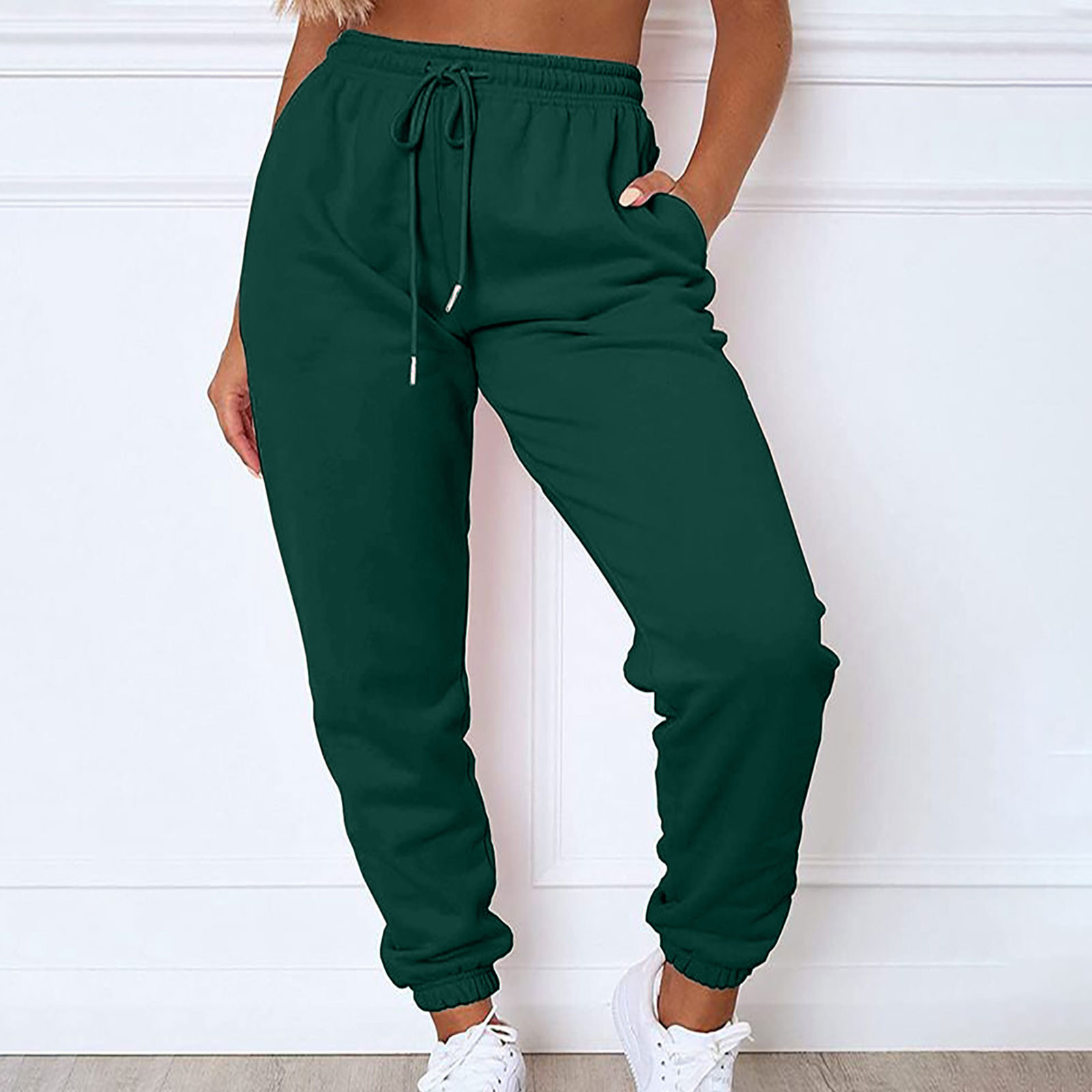 Sweatpants High Waist Elastic Band 