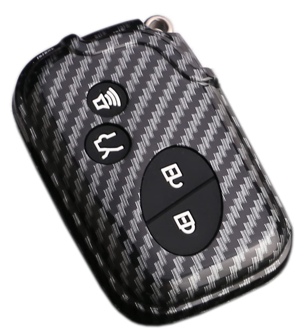 ABS Carbon Fibre Protector Key Fob Cover Case fit for Lexus ES350 GS300 GS350 GS430 GS450h ISC IS250 IS350 LS460 LS600h Keyless Entry Key Fob HYQ14AAB 89904-50380 89904-30270