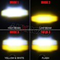 thumbnail image 3 of Motorcycle Spotlight Led Headlight White Yellow Fog Light Driving Light Auxiliary Lamp For Scooter Car Motorbike Atv Utv Suv 4wd, 3 of 3