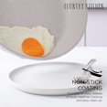 thumbnail image 2 of Country Kitchen Juego de utensilios de cocina antiadherentes de aluminio fundido: utensilios de cocina duraderos para cocinar todos los días, color crema, 11 piezas., 2 of 5