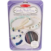 Melissa & Doug Jewelry Made Easy Semiprecious Stone Bead Bracelet-Making Set
