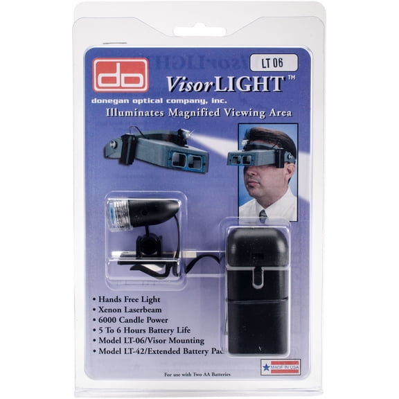 Donegan Optical VisorLIGHT -W/ Battery Pack