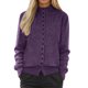 thumbnail image 2 of HongQid Women's Sweater Cardigan Fall Winter Casual Mock Neck Long Sleeve Knit Cardigan with Buttons, 2 of 4