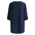thumbnail image 5 of Moda Mujer Camiseta de manga larga Otoño Frente abierto Prendas de abrigo sueltas Impresión Blusa Abrigo Tops Fridja  czfsfas5600, 5 of 5