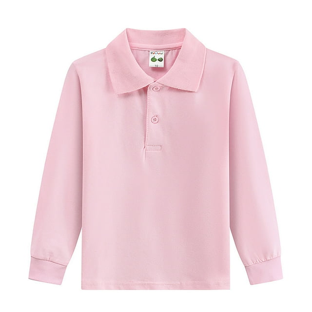 Chemise à Manches Longues pour Garçons et Filles - Fermeture à Boutons