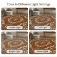 thumbnail image 7 of ODIKA 6'x9' Washable Area Rug Non-Slip, Easy Care, Spotted Border Salt Speckled Southwestern Motifs Abstract Inspired Refined for Family Room, Living Room, Master Bedroom, 7 of 7