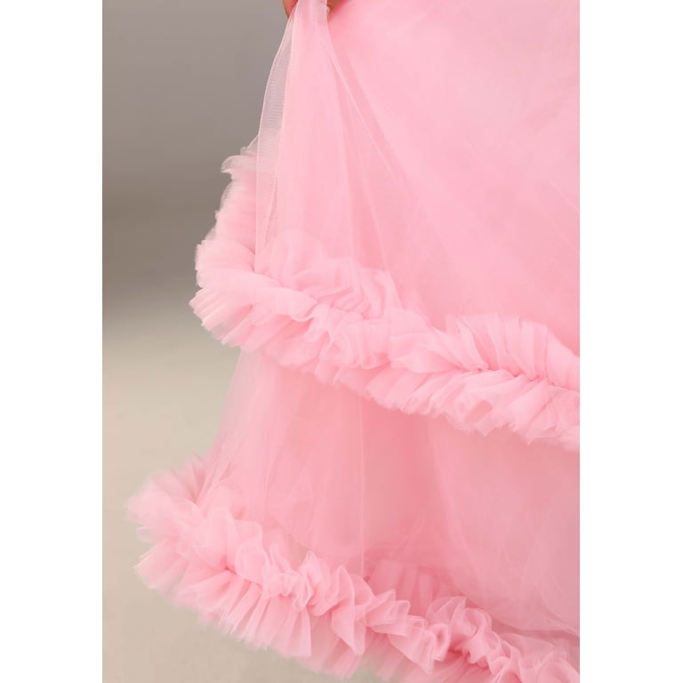 pretty in pink costume dress HalloweenCostumes.com Large Girl Pretty in Pink Princess Girl's Costume Dress, Pink/Gray