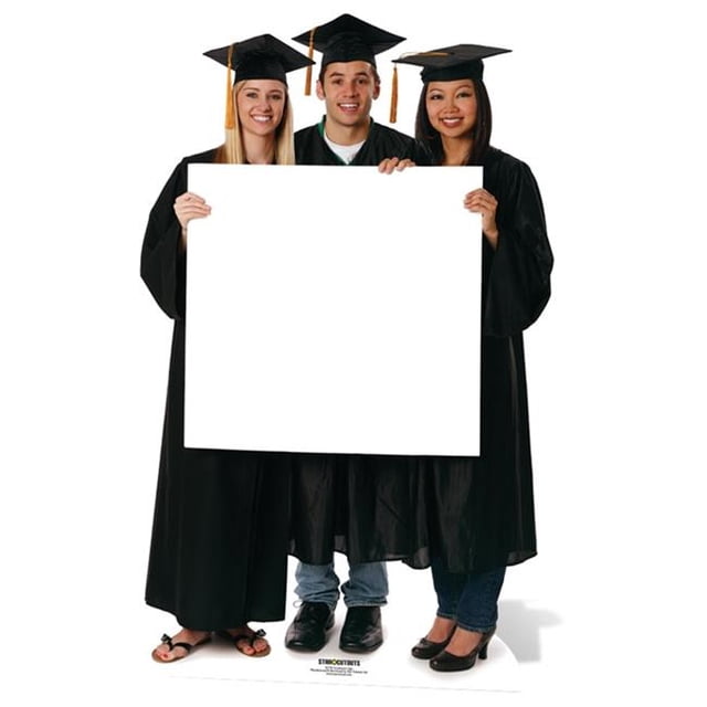 Star Cutouts SC724 Graduation Signe Carton Découpe Standup