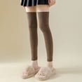 thumbnail image 3 of Calcetines largos para mujer otoño e invierno con forro polar Terry sobre la rodilla calcetines largos rodilleras cálidas viejas piernas frías leggings engrosados calcetines altos, 3 of 6