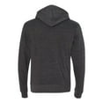 thumbnail image 2 of J America J8871 Adult Tri-Blend Fleece Pullover Hoodie - Black Triblend- Extra Large, 2 of 3