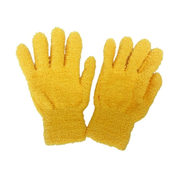 YUUZONE Windproof Gloves Solid Color Mitten Adu1t Plush Touchscreen for Cold Weather