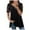 Black, variant on Womens Short Sleeve Tops Casual Fashion Round Neck Short Sleeved Love Printed T Shirt Top Striped Tshirt Women Womens Plus Size Tops