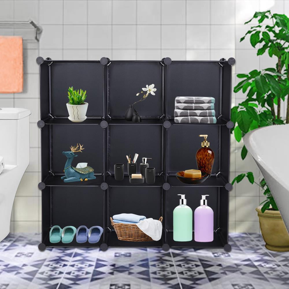 UBesGoo 9Cube Storage Organizer, DIY Modular Plastic Storage Cube