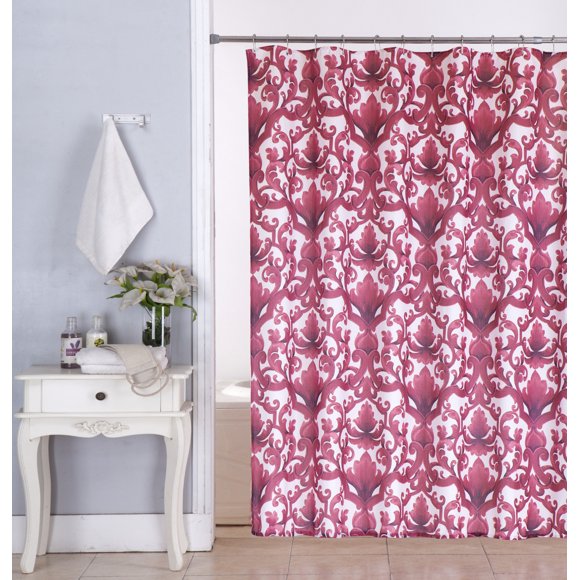 Burgundy Shower Curtain