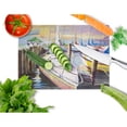 thumbnail image 2 of Sailboats at the Fairhope Yacht Club Docks Glass Cutting Board Large, 2 of 2