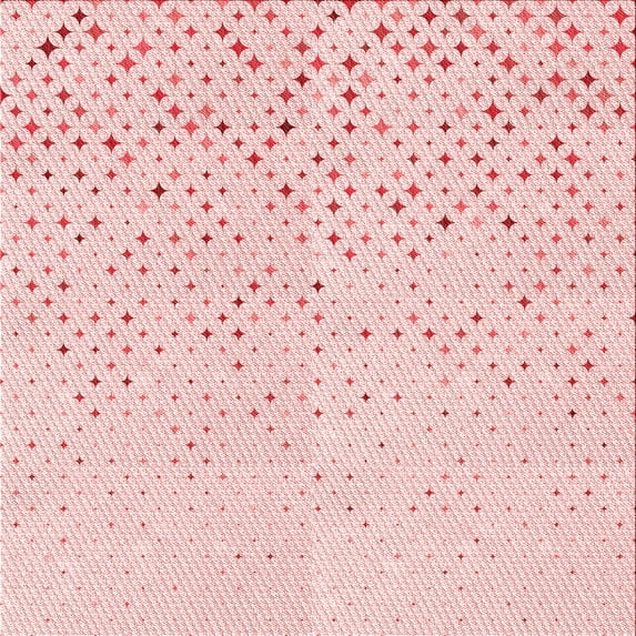 Ahgly Company Indoor Square Patterned Pastel Red Pink Area Rugs, 4' Square
