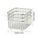 thumbnail image 3 of Cesta de acero inoxidable para ajo, cebolla y jengibre, para montar en la pared, con ruedas de metal, estructura de acero inoxidable 304, diseño plegable y ajustable, ideal para despensas,, 3 of 6