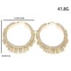 thumbnail image 2 of Fashion hoop earrings minimalist tassel earrings short style high-end earrings, 2 of 2
