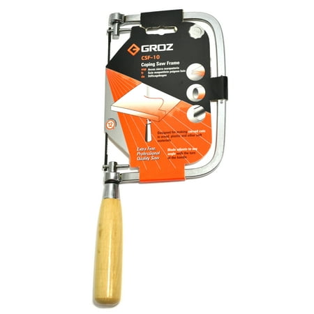 UPC: 0816139013961 | Groz 30221 6.5  Coping Saw with 15 TPI blade