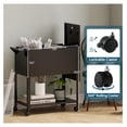 thumbnail image 6 of Rolling File Cart with Lock, Mobile File Cabinet - Letter/Legal, Office File Organizer on Wheels - Steel Construction, 6 of 6