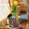 thumbnail image 6 of Weloille Abstract 3 Hole Flower Pot, Colorful Abstract Head Plant Pots, Interesting Decorative Flower Resin Flower Pot, Unique Flower Pots for Home Art Decoration, 6 of 8