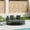 Black + 63" x 19.7", variant on vidaXL Patio Lounge Bed without Canopy Black Poly Rattan
