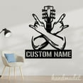 thumbnail image 2 of Handmadetneonsign Rock On Guitar Metal Wall Art Light, Guitar Metal Sign Wall Decor, Home Metal Decor 58001, 2 of 5