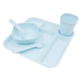 thumbnail image 3 of Mainstays 24 Piece Plastic Dinnerware Set for Kids with Trays, Bowls, Plates, Tumblers & Cutlerys, Multi-color, 3 of 5