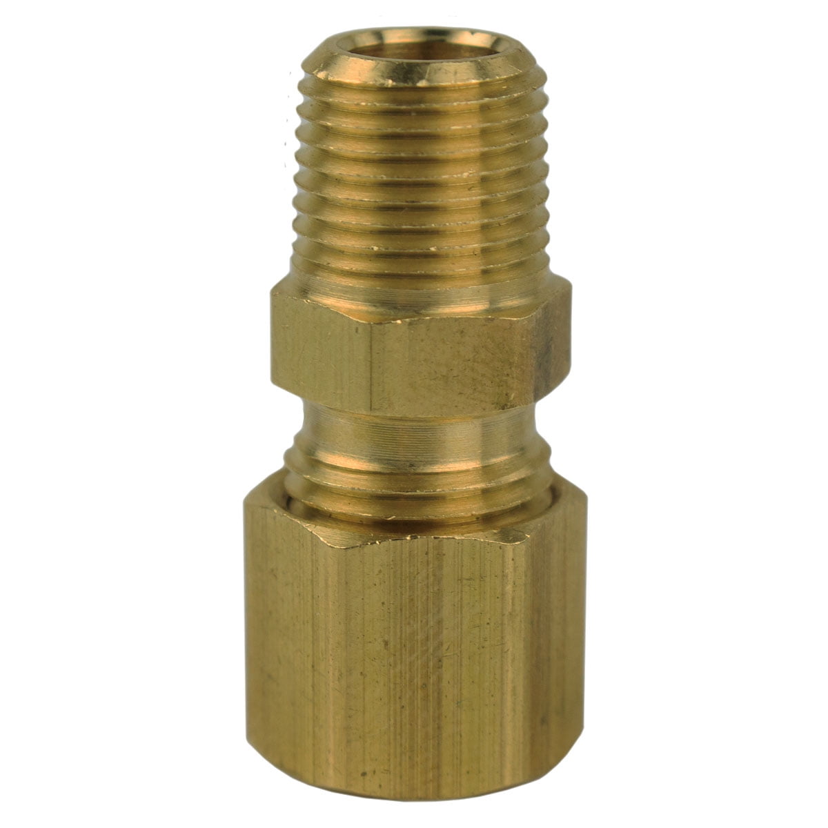 1/4" Tube OD Compression to 1/8" Male NPT Fitting Adapter Connector 