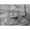 thumbnail image 1 of Ahgly Company Tapis Rectangulaire Lavable en Machine Intérieur Transitionnel Gris Nuage Gris, 3 Pieds x 5 Pieds, 1 of 7