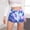 Dark Blue, variant on Mefallenssiah Fashion Women Pocket Tie-Dye Jeans Pants Female Hole Bottom Casual Shorts