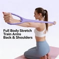 thumbnail image 3 of Figure 8 Resistance Band with Handles, 8 Loop Fitness Resistance Band for Arms Shoulder Back Legs, Portable Exercise Stretch Band for Home Workout Strength Training and Flexibility, 3 of 8