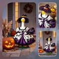 thumbnail image 6 of AZXY HalloweenPorch Goose Outfit, Fits 23‑Inch Porch Goose Statue, Witch‑Themed Goose Clothing, Goose Cloth, Fall Costume for Cement Plastic Goose, Outdoor Yard Patio Garden Porch Decor, 6 of 7