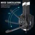 thumbnail image 5 of Auriculares estéreo para juegos, auriculares con cancelación de ruido y micrófono, luz LED, graves envolventes, orejeras con memoria suave para juegos de computadora portátil, 5 of 5
