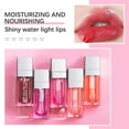 thumbnail image 2 of Pompotops Plumping Lip Oil Hydrating Lip Gloss Tinted Lip Balm Transparent Lip Care, Long Lasting Nourishing Non-sticky Fresh Texture Big Brush Glitter Shine Primer Lip Tint, 2 of 9