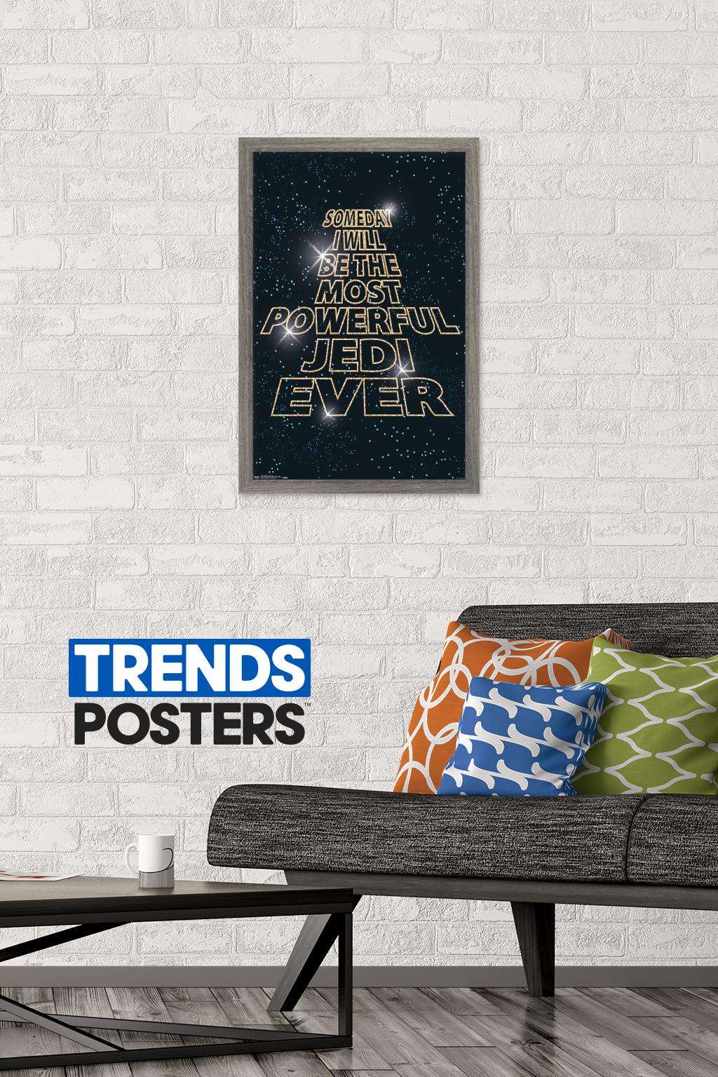 Star Wars: Saga - Future Jedi Wall Poster, 14.725" x 22.375", Framed