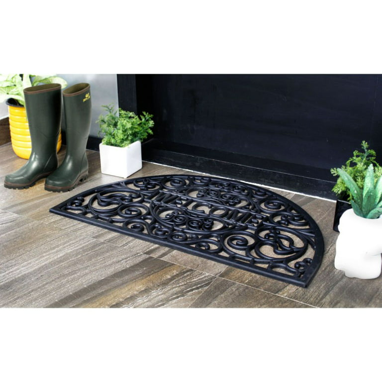 Flash Furniture Harbold 18 X 30 Indoor/outdoor Coir Doormat With Welcome  Message And Non-slip Backing : Target