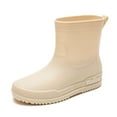 thumbnail image 6 of Daznico Womens Rain Boots Non Waterproof Short Tube Water Shoes,Size 6.5, 6 of 7