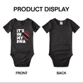 thumbnail image 3 of It's In My DNA Trinidadian Flag Country Pride Cute Baby Bodysuit (Black, 18-24 Months), 3 of 5