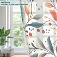 thumbnail image 4 of Yayeee Window Curtains Set of 2 for Living Room Light Filtering 63"x42", Beige Whimsical Leaves, 4 of 7