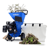 Landworks Wood Chipper, Shredder, & Mulcher - 7HP 212CC Gas Engine 3" Max Branch Diameter