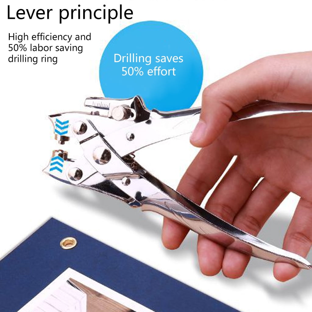 Single Hole Puncher 30 Sheet Capacity Classic Office Paper Punch for Paper Craft