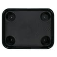 thumbnail image 2 of G.E.T. FT-20-BK Stackable Cafeteria / Fast Food Plastic Tray with Cupholders, 17" x 14", Black (Set of 12), 2 of 6