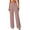 Pink, variant on Dress Pants Women 2026 Elastic High Waist Wide Straight Leg Trousers Business Casual Office Work Pants Slacks