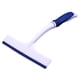 thumbnail image 2 of Limpiador de ducha de 18 cm con hoja de goma | Limpiador de vidrios y ventanas | Raspador multisuperficie para baño, espejos y azulejos | Blanco o azul, 2 of 7