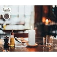 thumbnail image 3 of Hyoola 3 x 9 White Unscented European Made Pillar Candles, Dripless Paraffin Wax with Smokeless Cotton Wicks, 4-Pack, 3 of 5