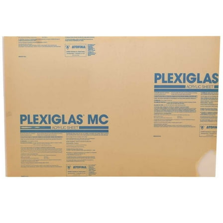 Atofina Boat Acrylic Sheet | 31 3/4 x 21 x 1/8 Inch Opaque White